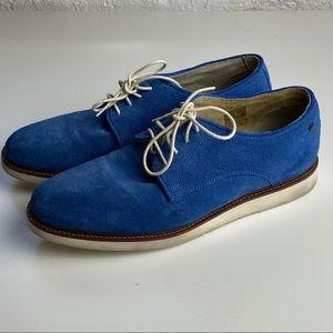 Base London  blue suede shoes!!